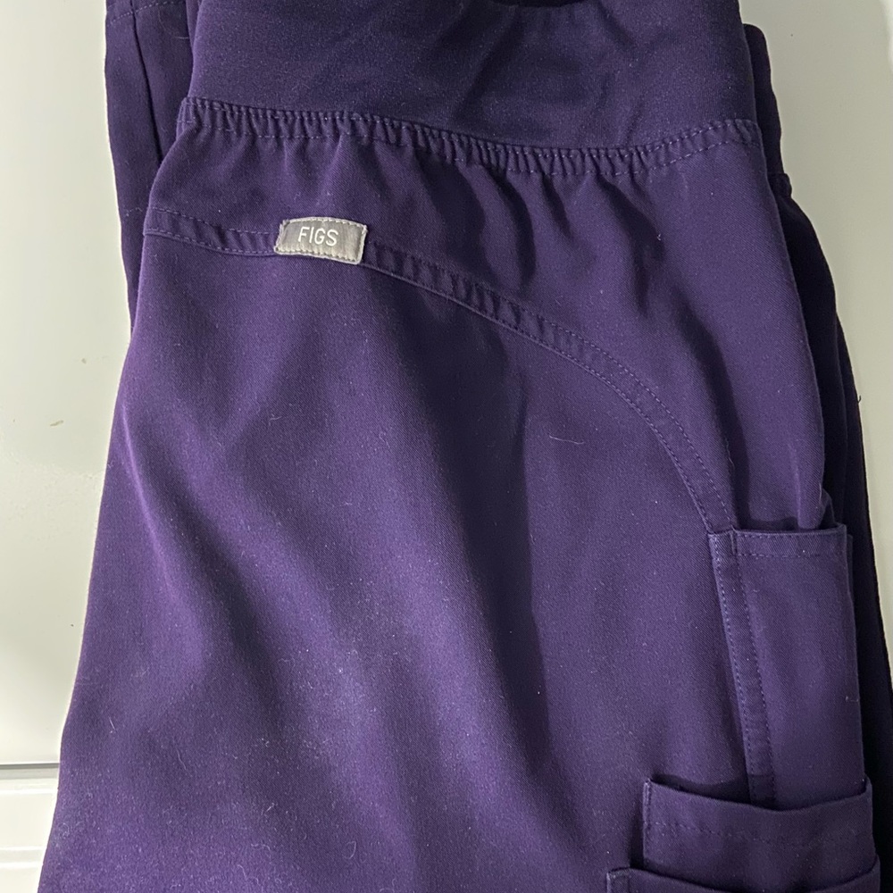 Purple Figs scrub pants